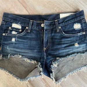 Rag and bone denim shorts like new size 24